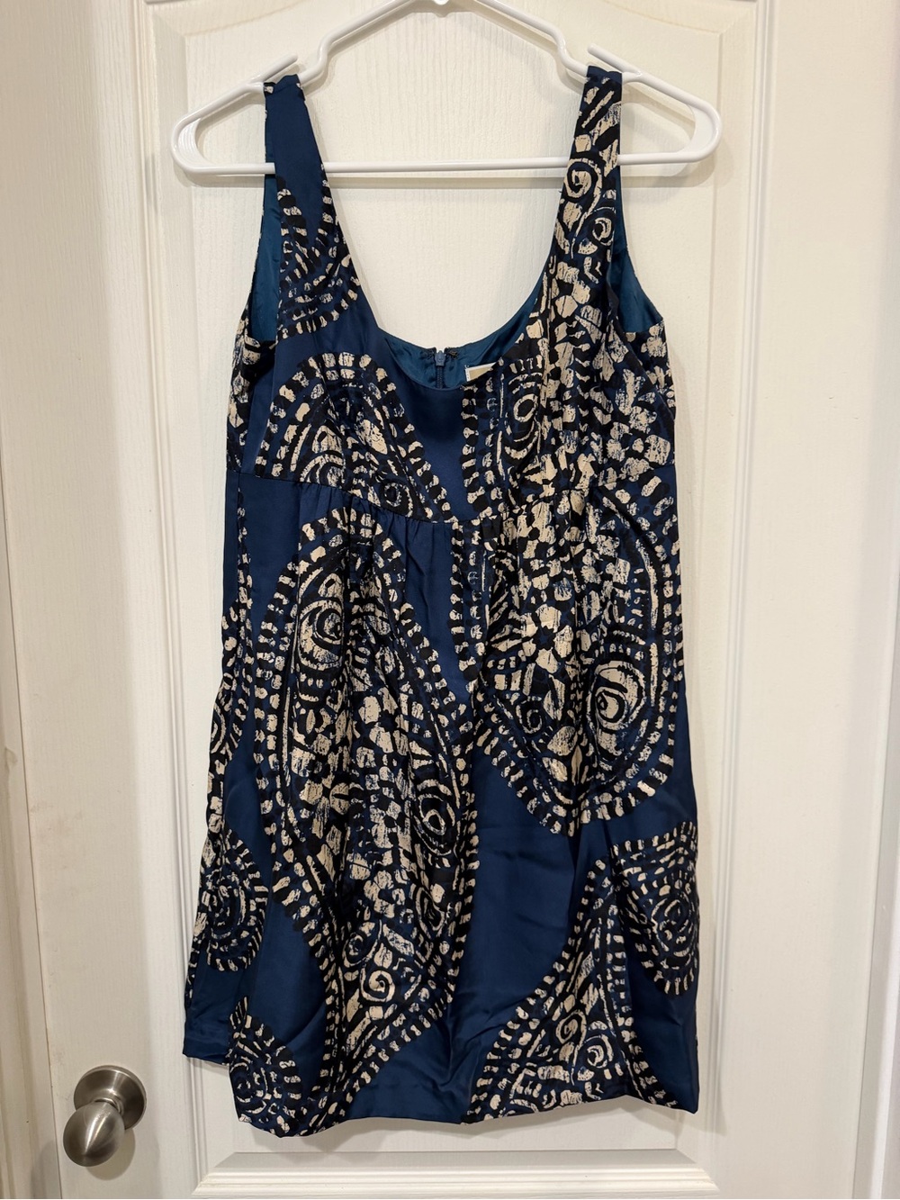 MICHAEL Michael Kors 6 Silk Batik Empire Waist Sleeveless Mini Dress